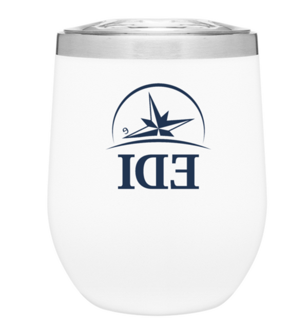 Custom Logo Insulated Wine Tumbler - 12 oz